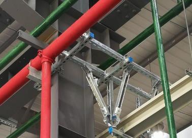 永泰该抗震支架的整体式支吊架结构协调性好